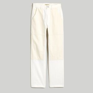 Madewell white and cream jeans